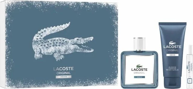 Lacoste Original Aqua EdP 100ml + EdP 7.5ml + Duschgel 100ml Duftset