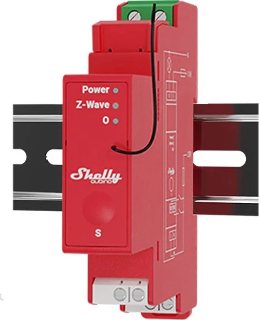 Shelly Qubino Wave Pro 1PM, 1-Kanal, 1TE REG, Schaltaktor