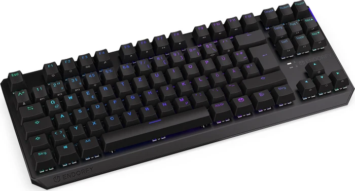 Endorfy Thock TKL Wireless, PBT, LEDs RGB, hot-swap, Kailh Box RED, USB/Bluetooth, DE