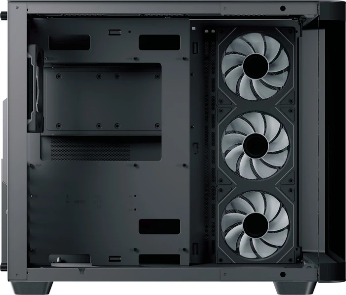 AeroCool P500C Black, Glasfenster