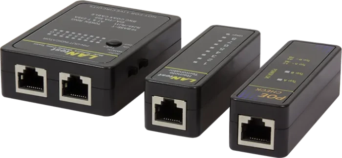 LogiLink Netzwerk Kabeltester mit POE-Finder RJ-11/RJ-12/RJ-45/BNC