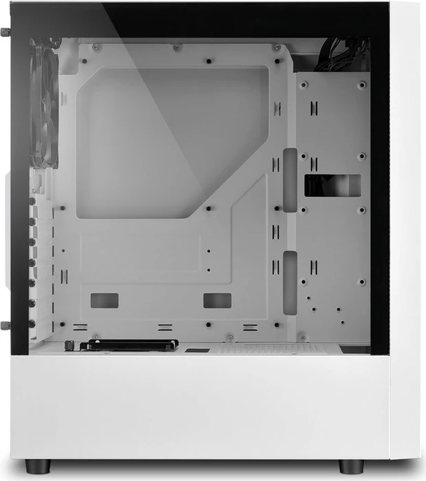 Sharkoon RGB Slider White, weiß, Glasfenster