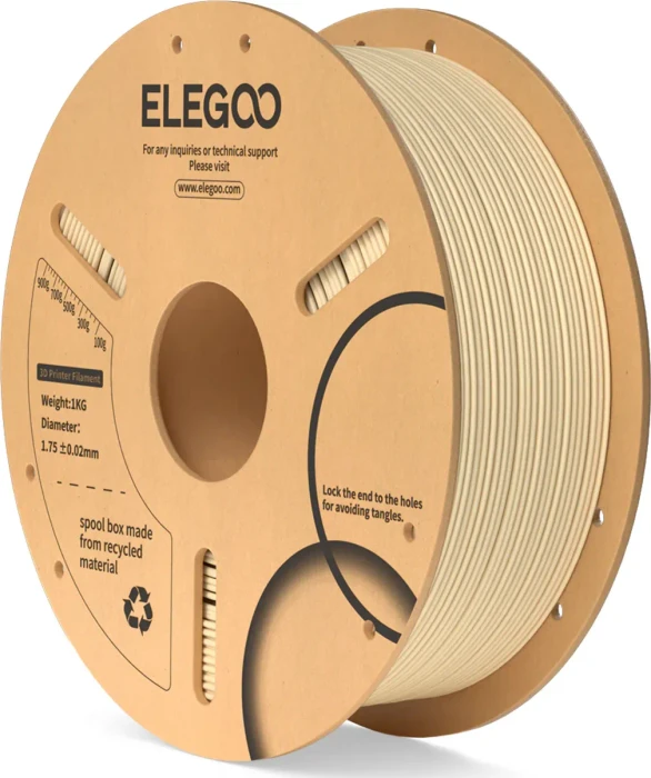 Elegoo PLA, beige, Spule, 1.75mm, 1.00kg