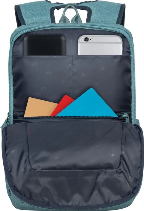 RivaCase 7760 Suzuka ECO 15.6" Notebook Rucksack, aquamarine