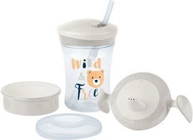 NUK Trinklern-Set, grau