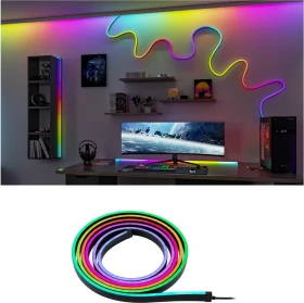 Paulmann Black Neon LED-Streifen 5W RGB 3m