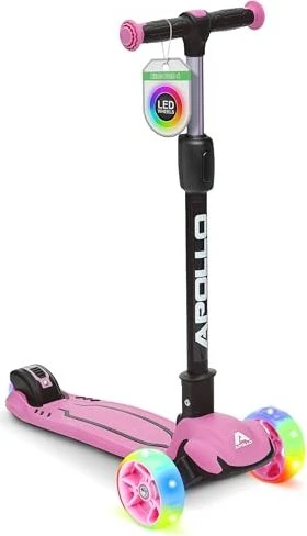 Apollo Kidspro4 Kickboard rosa