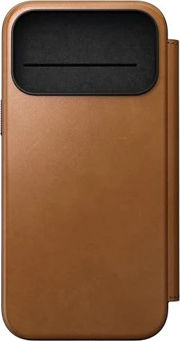 Nomad Modern Leather Folio für Apple iPhone 17 Pro Max english tan