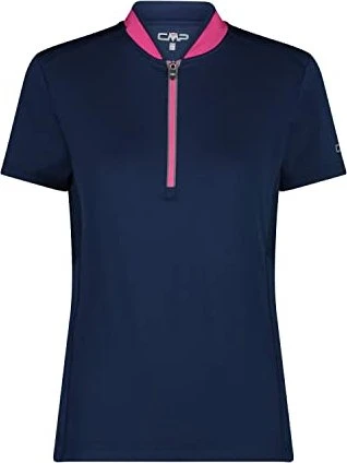 CMP Bike T Half Zip Trikot kurzarm blue geraneo (Damen)