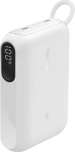 Belkin BoostCharge Powerbank 10K mit Display weiß