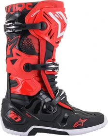 Alpinestars Tech 10 Motorradstiefel schwarz/rot
