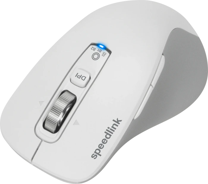 Speedlink Velora Rechargeable Wireless Mouse, weiß/grau, USB/Bluetooth