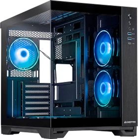 Chieftec Visio, schwarz, Glasfenster (GM-30B-TG-OP)