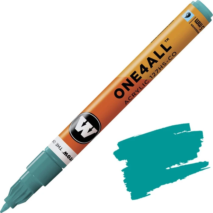 Molotow ONE4ALL 127HS-CO 1.5mm Acrylmarker lagunenblau