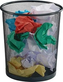 Zeller Mesh Papierkorb anthrazit
