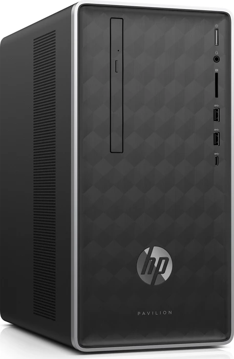 HP Pavilion 590-p0372ng, Ash Silver, Ryzen 5 2400G, 8GB RAM, 128GB SSD, 1TB HDD, GeForce GT 1030
