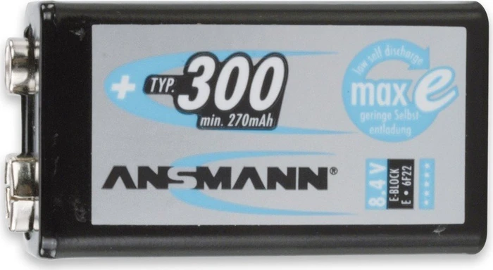 Ansmann maxE+ 9V-Block NiMH 300mAh