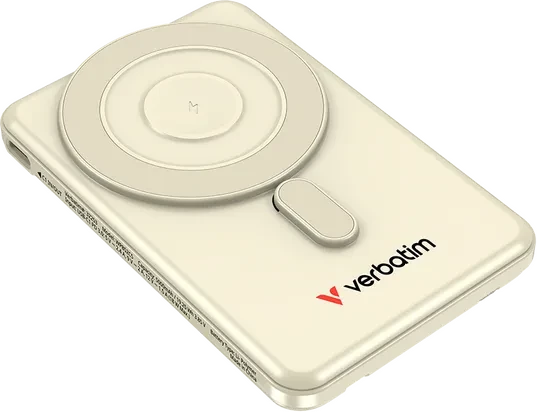 Verbatim Charge 'n' Go Power Bank mit USB-C-Kabel 5000mAh gold