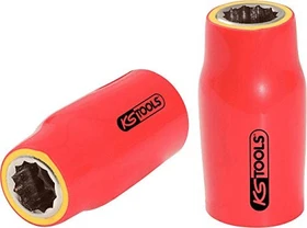 KS Tools Außensechskant Steckschlüssel isoliert 3/8", 8x48mm