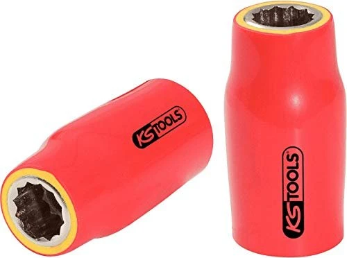 KS Tools Außensechskant Steckschlüssel isoliert 3/8", 8x48mm