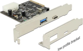 DeLOCK 1x USB-A 3.1, 1x USB-C 3.1, PCIe 3.0 x2 (89417)