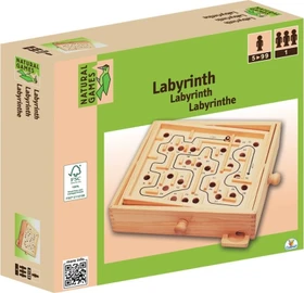 Natural Games Holz Labyrinth 30x25cm