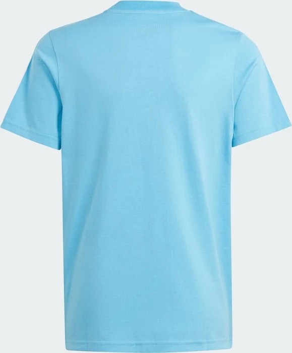 adidas Essentials 3-Streifen Cotton T-Shirt kurzarm semi blue burst/white (Junior)