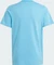 adidas Essentials 3-Streifen Cotton T-Shirt kurzarm semi blue burst/white (Junior) Vorschaubild