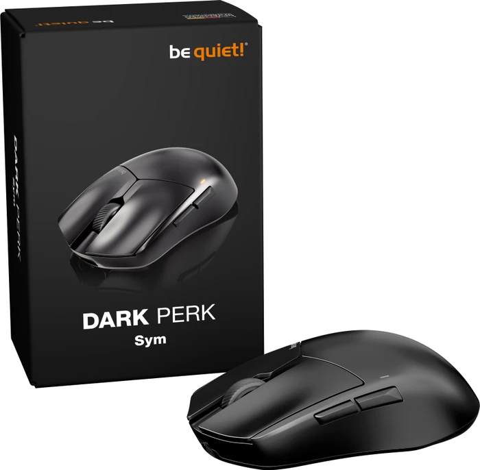be quiet! Dark Perk Sym Wireless Gaming Mouse, schwarz, USB