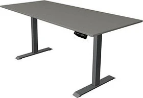 Kerkmann Move 1 elektrisch höhenverstellbarer Sitz-Steh-Schreibtisch 180x80cm graphit/anthrazit