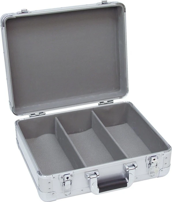 Roadinger CD-Case ALU Digital-Booking abgerundet silber