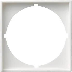 Gira Adapterrahmen mit rundem Ausschnitt 50x50mm, reinweiß