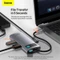 Baseus Metal Gleam 4-in-1 Hub, USB-C 3.0 [Stecker] Vorschaubild