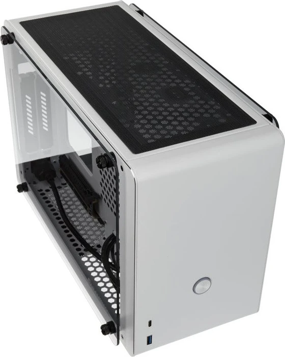 Raijintek Ophion, weiß, Glasfenster, Mini-ITX