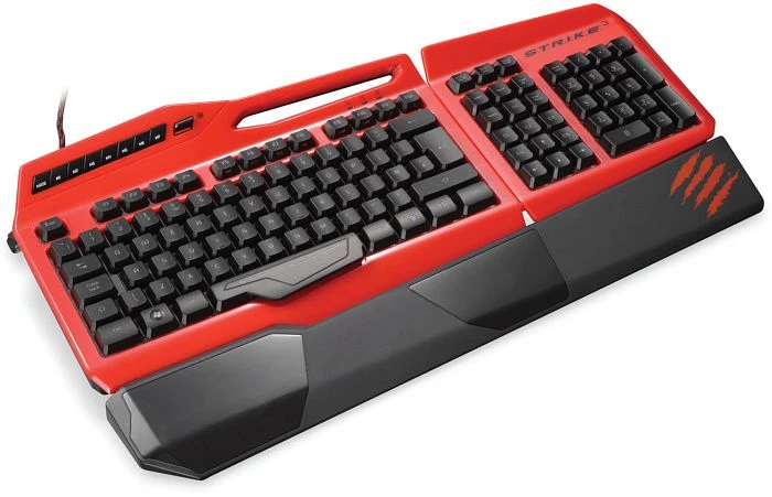 MadCatz S.T.R.I.K.E. 3 Keyboard rot, USB, DE