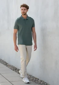 Street One Piquée mit Logo Poloshirt kurzarm teal green (Herren)