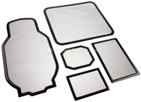 DEMCiflex Staubfilter Set für Corsair 600T schwarz/schwarz