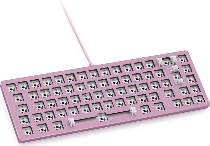 Glorious GMMK 2 Compact, Barebone Tastatur, 65%, rosa, ISO