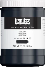 Liquitex Professional Heavy Body Acrylic payne's gray, 946ml
