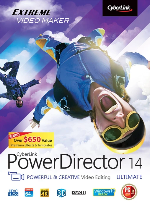 CyberLink Power Director 14.0 Ultimate, ESD (deutsch) (PC)