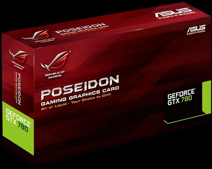 ASUS ROG Poseidon GeForce GTX 780, POSEIDON-GTX780-3GD5, 3GB GDDR5, 2x DVI, HDMI, DP