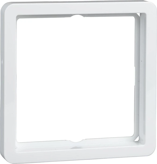 Schrack ELSO Kombirahmen mit Zentralplatte 55x55mm, reinweiß
