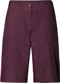 Vaude Ledro Print Shorts Fahrradhose kurz cassis (Damen)