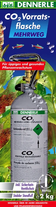 Dennerle CO2 Druckflasche, Mehrweg