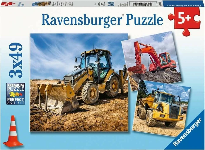 Ravensburger Puzzle Baufahrzeuge im Einsatz