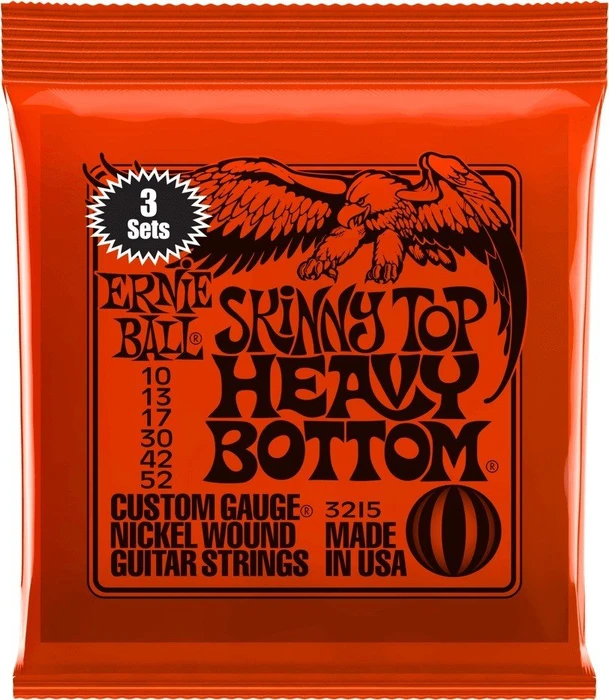 Ernie Ball Nickel Wound Skinny Top Heavy Bottom Slinky 3-Pack