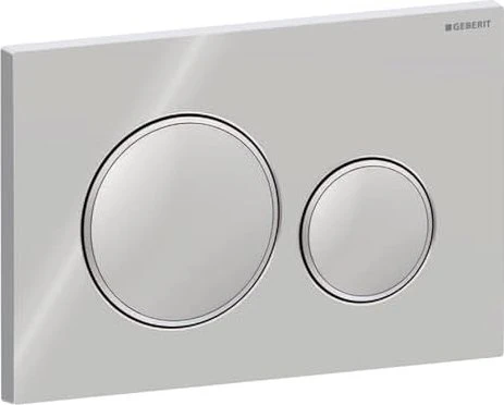 Geberit Sigma20 Betätigungsplatte glanzverchromt/mattverchromt/glanzverchromt
