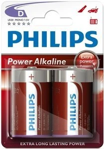 Philips PowerLife Mono D, 2er-Pack (LR20P2B/10)