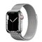 Apple Watch Series 7 (GPS + Cellular) 41mm Edelstahl silber mit Milanaise-Armband silber Vorschaubild