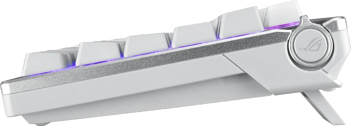 ASUS ROG Azoth White Wireless Gaming Keyboard, PBT, hot-swap, ROG NX SNOW, USB/Bluetooth, DE